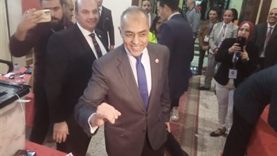 المستشار أحمد بنداري يدلي بصوته في الانتخابات الرئاسية