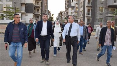 رئيس جهاز مدينة الشيخ زايد يتابع مشروع جنة 2