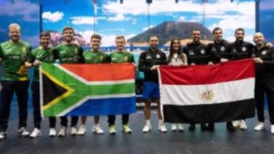 منتخب مصر يتأهل لربع نهائى بطولة العالم للاسكواش بالفوز على جنوب إفريقيا