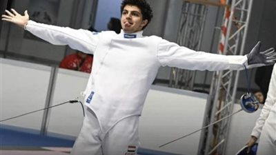 محمد ياسين يحقق ذهبية كأس العالم لسيف المبارزة للشباب