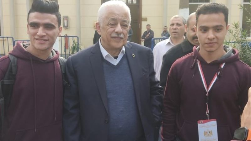 طارق شوقي يشارك بصوته في الانتخابات الرئاسية