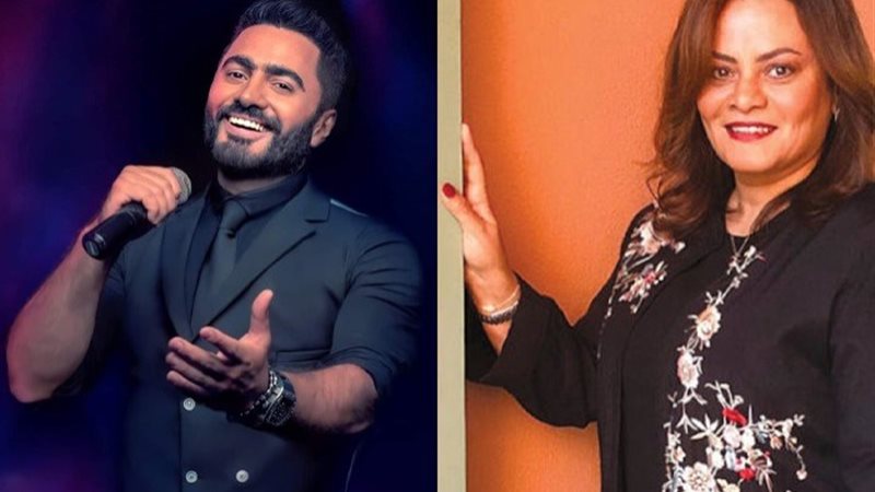 كاملة أبو ذكري وتامر حسني