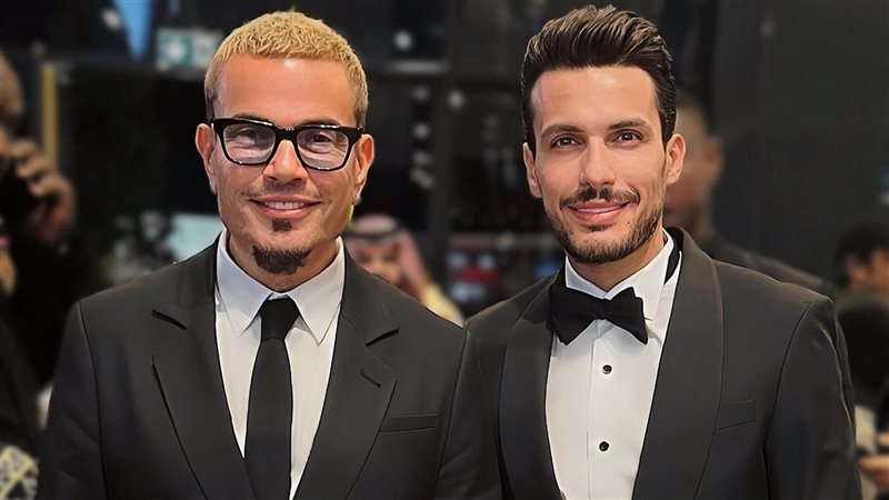 أحمد إبراهيم وعمرو دياب