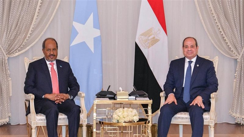 الرئيس السيسي والرئيس الصومالي