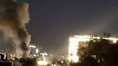 انفجار ضخم بسيارة مفخخة داخل مبنى الأمن الجنائي السوري قرب ساحة الأمويين