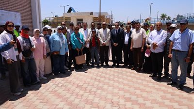 محافظ المنوفية ونائب وزير الإسكان يتفقدان مشروعات محطة معالجة صفط جدام