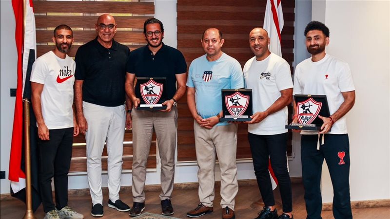 خلال تكريم الجهاز المعاون لـ أيمن الرمادي