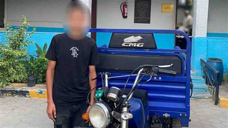 المتهم بالإصطدام بفرد المرور بالجيزة