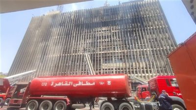 بعد حريقه.. بدء أعمال الترميم والصيانة في سنترال رمسيس 