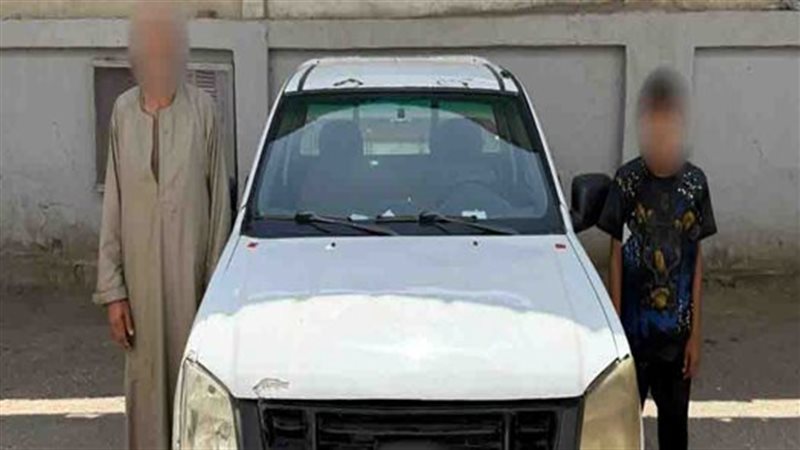 القبض على طفل يقود سيارة أعلى الطريق الدائري