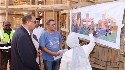 محافظ سوهاج يتفقد أعمال تطوير وتحديث بوابة المدخل الغربي لسوهاج (صور)