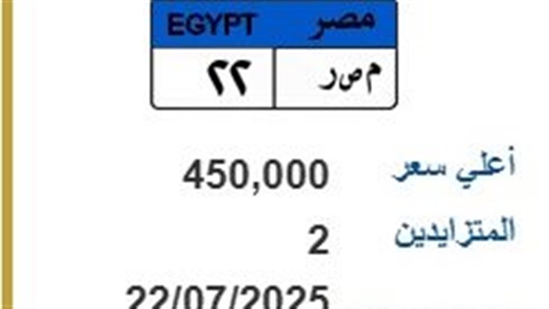 لوحة معدنية مميزة 