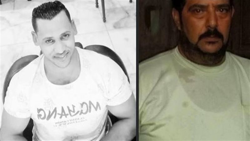 الشخص المتوفي أثناء العزاء ونجل صديقه