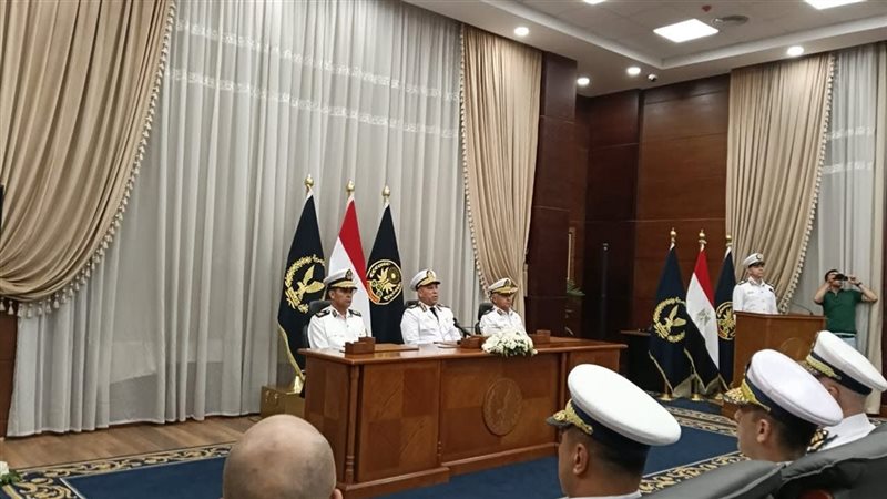 خلال المؤتمر الصحفي بأكاديمية الشرطة