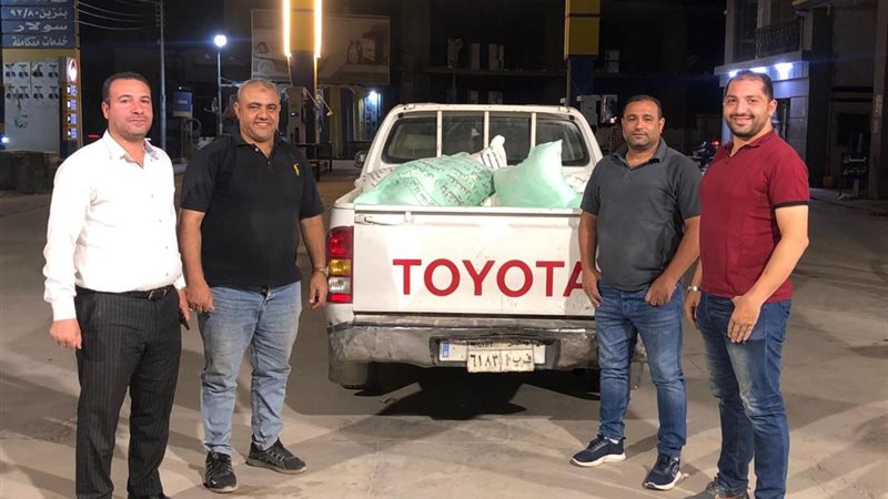 حملات مديرية تموين الفيوم أثناء ضبط المخالفين