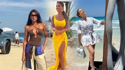 إطلالات «ساخنة» لنجمات الفن في صيف 2025 على الشواطئ (صور)