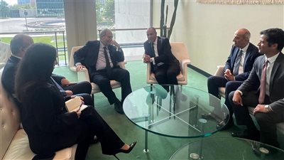 وزير الخارجية لنائب رئيس الوزراء اللبناني: مصر تدعم جهود التنمية ببلادكم
