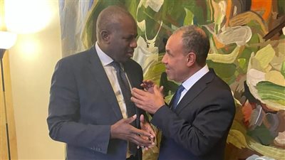 وزير الخارجية يلتقى مع نظيرة البريطاني لبحث دعم حل الدولتين