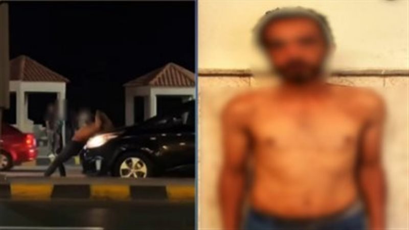المتهمون عقب القبض عليهم