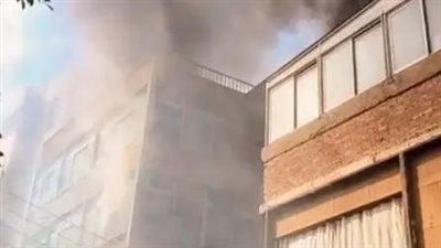 النيابة تباشر التحقيقات في حريق أحد المخازن بمصر الجديدة