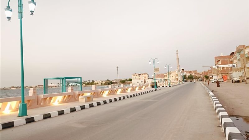 كورتيش بحيرة قارون الذى تم أفتتاحه اليوم