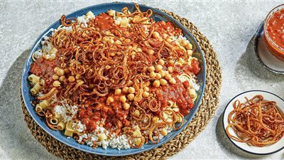 الكشري المصري في البيت.. وصفة المحلات بطعم لا يقاوم وخطوات سهلة التحضير