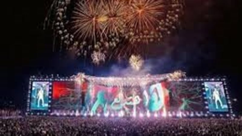 عمرو دياب يُشعل حفل العلمين 