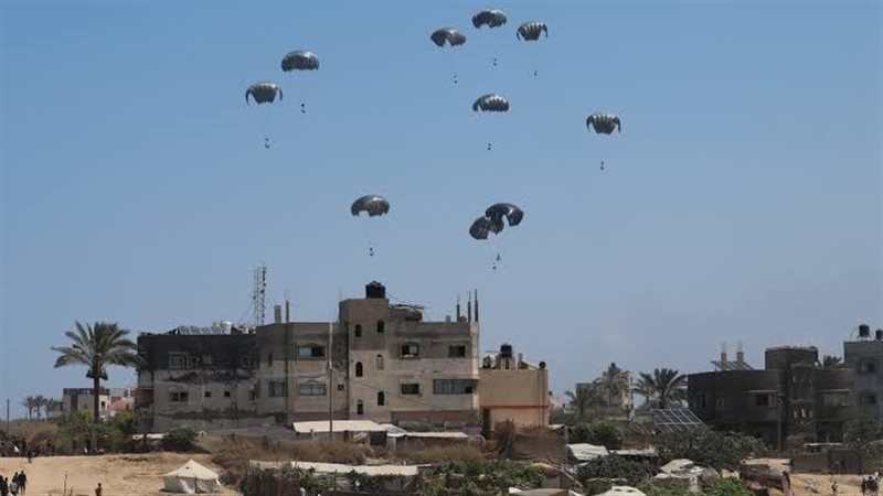 المساعدات البلجيكية إلى غزة 