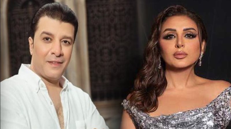 الفنان مصطفي كامل والفنانة أنغام 
