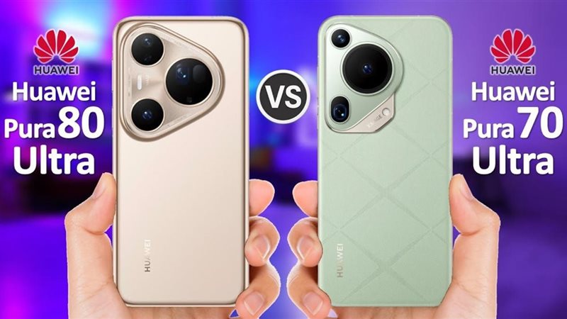 مقارنة بين هواوي Pura 80 Ultra وPura 70 Ultra