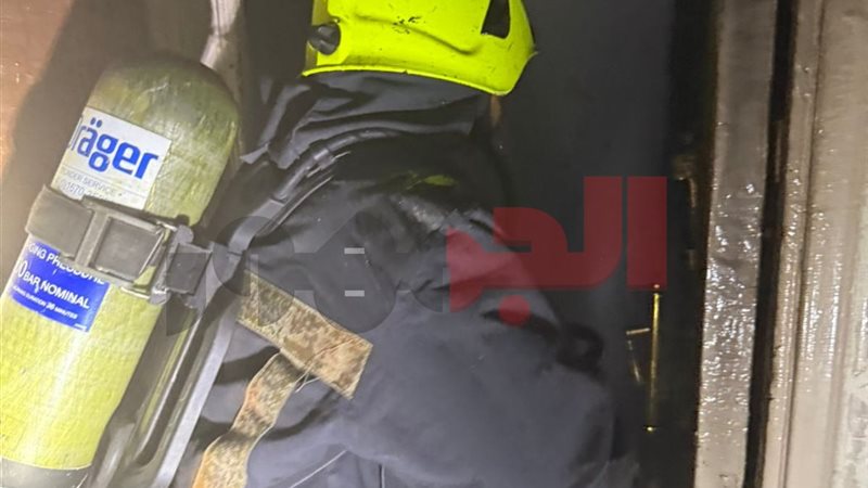  حريق في شقة بعقار سكني بالسيدة زينب