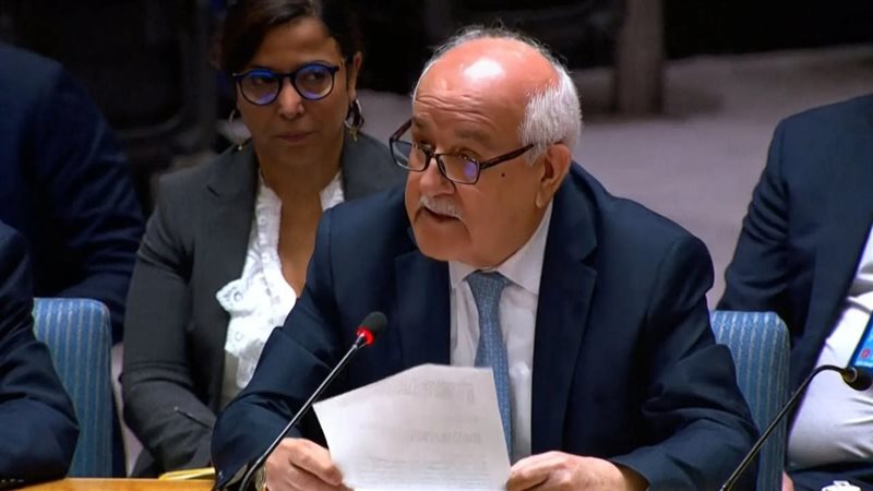مندوب فلسطين لدى مجلس الأمن 