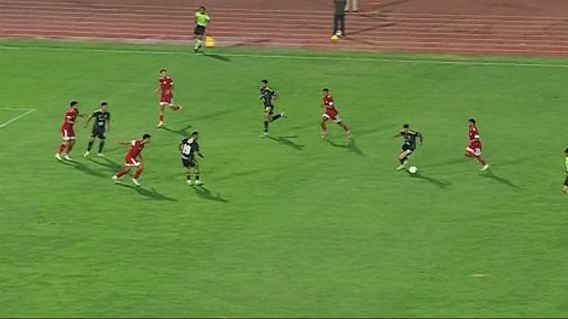 صورة من المباراة 
