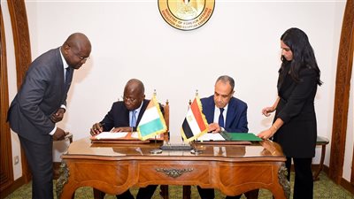 10 مبادئ أقرها البيان المشترك لجولة المشاورات السياسية الثالثة بين مصر وكوت ديفوار  