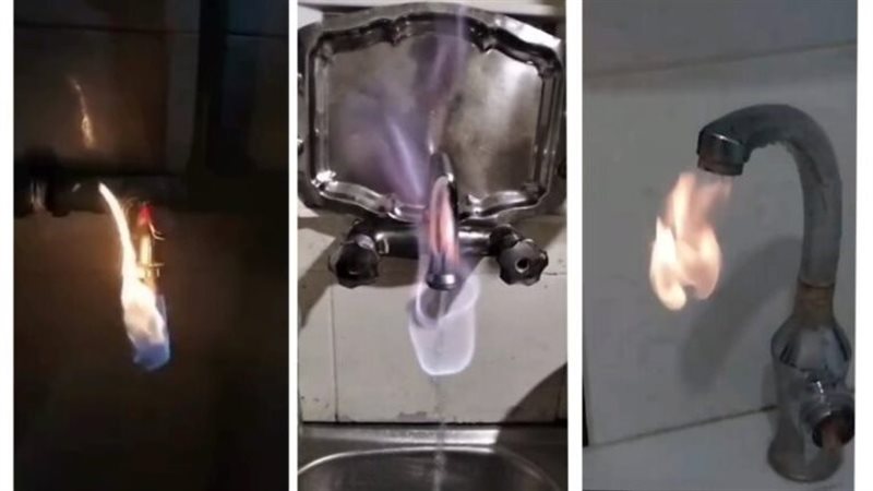 صنابير شرنوب في البحيرة