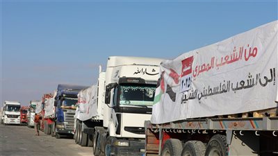 انطلاق القافلة 13 من «زاد العزة» بحمولة أكثر من 3400 طن مساعدات