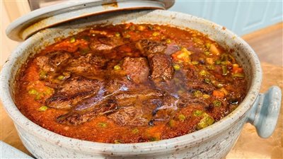 أحلى من الجاهز.. طريقة تجهيز طاجن تورلي باللحم في خطوات بسيطة