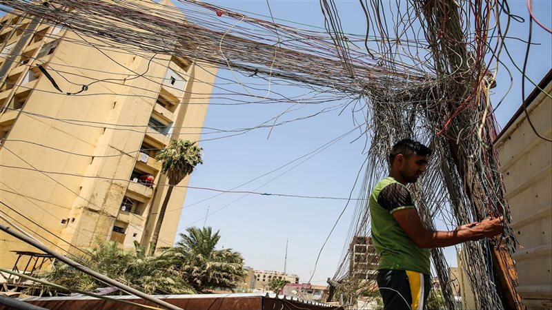 انقطاع الكهرباء في العراق