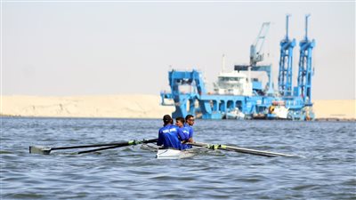 6 أندية تتنافس على لقب كأس مصر للتجديف في الإسماعيلية