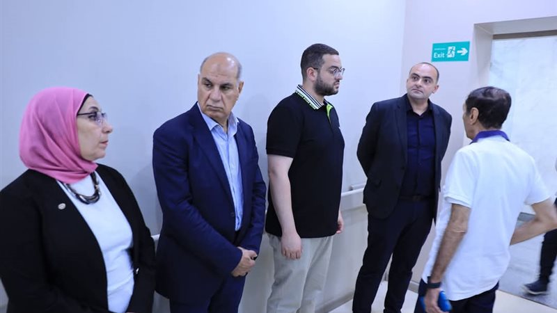 مجلس أمناء جامعة وادى النيل اثناء الزيارة