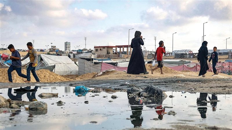 انتشار الأمراض والأوبئة في غزة