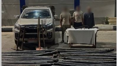 أمن المنوفية يسقط لصوص سرقة الكابلات النحاسية في منطقة السادات 