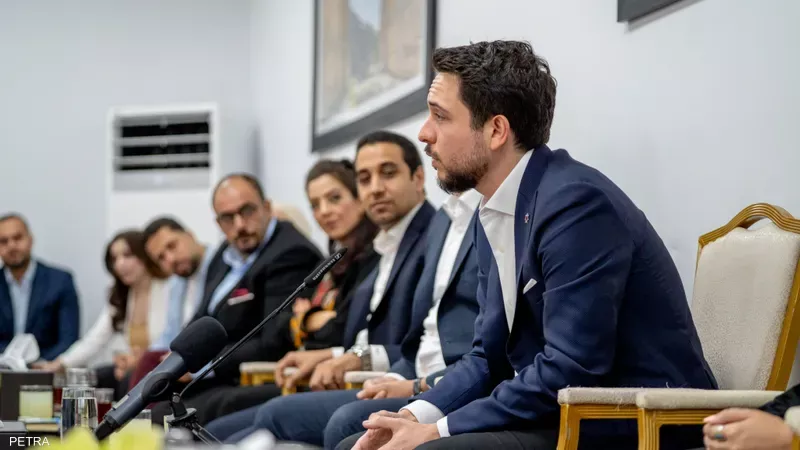 الأمير الحسين بن عبدالله الثاني ولي عهد الأردن