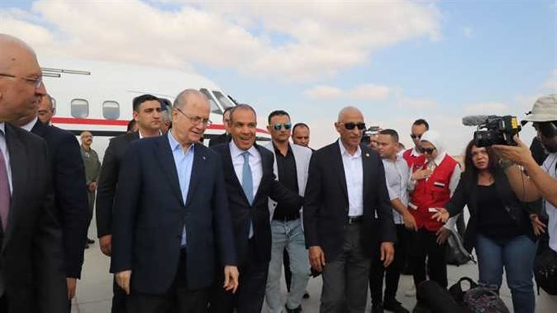 رئيس وزراء فلسطين يصل العريش