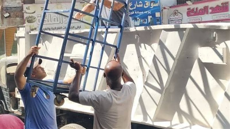رفع إشغالات في الجيزة