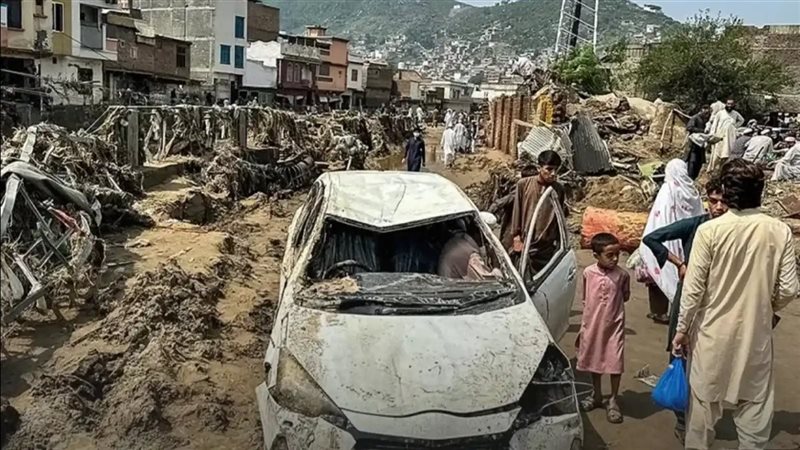 ضحايا الفيضانات في باكستان
