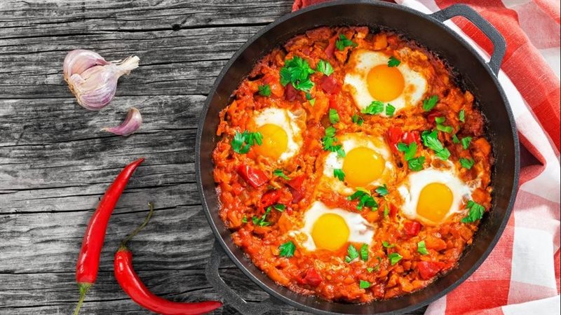 طريقة عمل الشكشوكة 