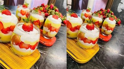 كاسات الكاسترد.. وصفات متنوعة لحلوى سريعة ومثالية لأيام الصيف