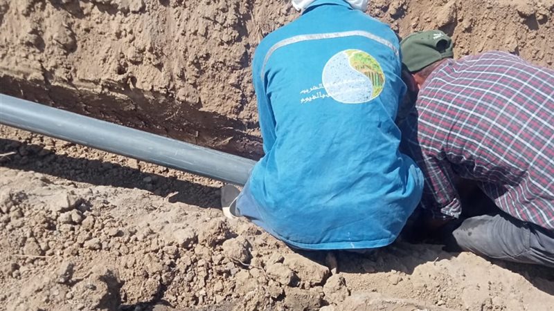 خطوط جديدة لمياه الشرب بالفيوم