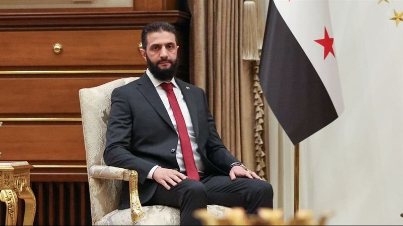 الرئيس السوري أحمد الشرع 